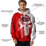jacksonville state gamecocks graphic punisher red white hoodie best selling