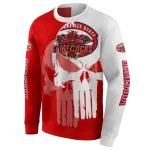 jacksonville state gamecocks graphic punisher red white hoodie best selling