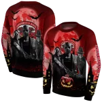 jacksonville state gamecocks halloween vibes red black hoodie best selling