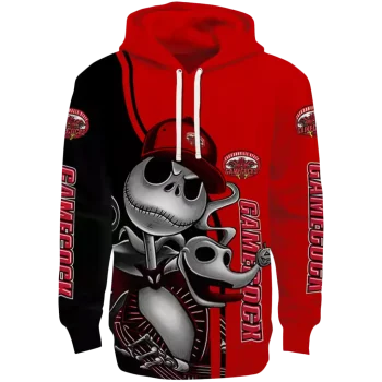 jacksonville state gamecocks jack skellington red hoodie best selling