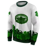 jacksonville state gamecocks lucky motif white green hoodie best selling