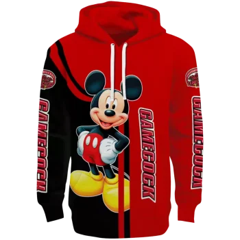 jacksonville state gamecocks mickey mouse red black hoodie best selling
