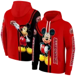 jacksonville state gamecocks mickey mouse red black hoodie best selling