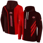 jacksonville state gamecocks monogram pattern red hoodie best selling