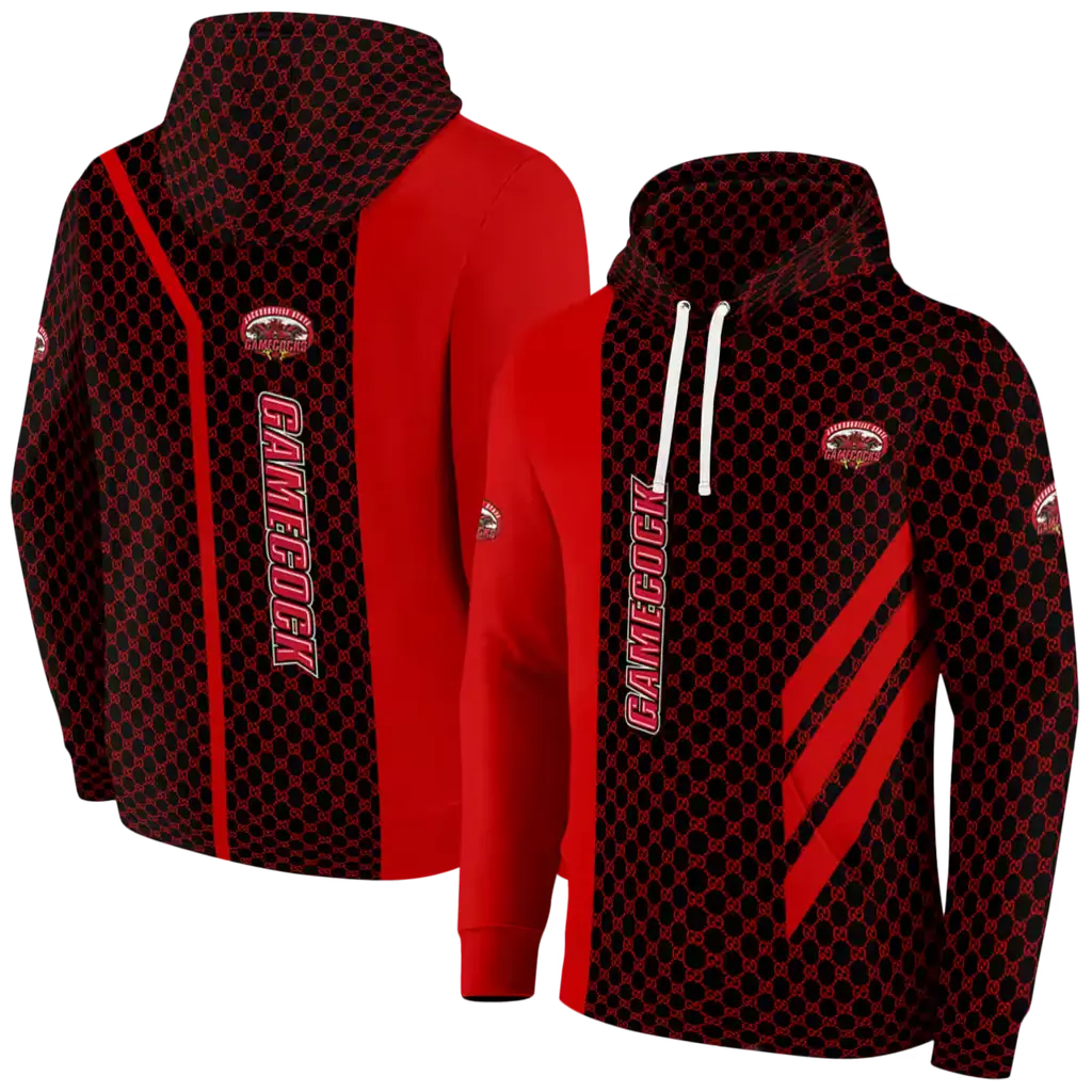 jacksonville state gamecocks monogram pattern red hoodie fashion forward jacksonville state gamecocks monogram pattern red hoodie fashion forward