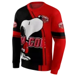 jacksonville state gamecocks playful snoopy red hoodie best selling