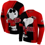 jacksonville state gamecocks playful snoopy red hoodie best selling