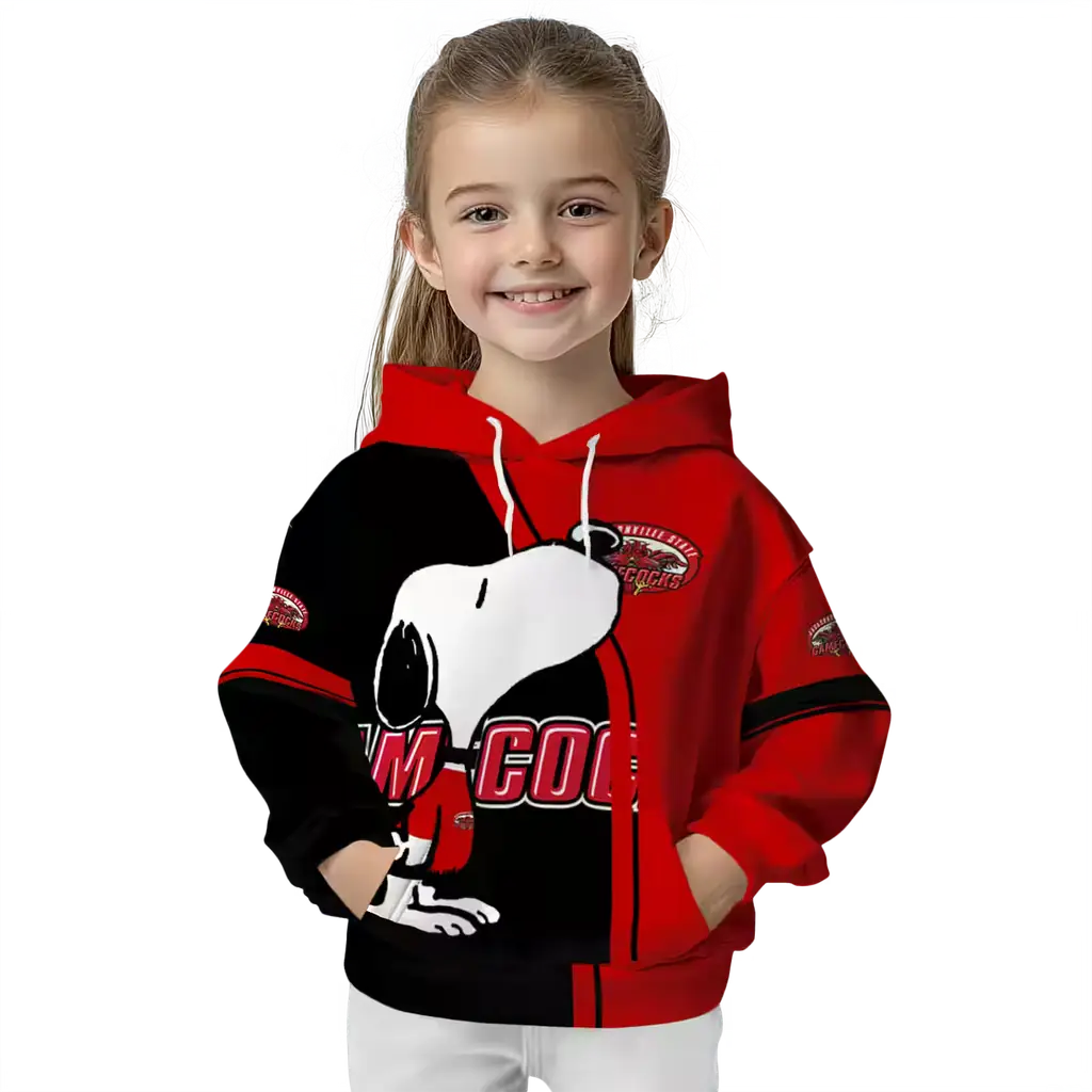 jacksonville state gamecocks playful snoopy red hoodie top rated jacksonville state gamecocks playful snoopy red hoodie top rated