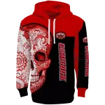 jacksonville state gamecocks sugar skull red black hoodie best selling