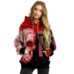 jacksonville state gamecocks sugar skull red black hoodie best selling