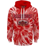 jacksonville state gamecocks tie dye pattern red hoodie best selling