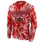 jacksonville state gamecocks tie dye pattern red hoodie best selling