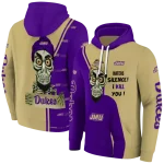 james madison dukes achmed skull purple hoodie best selling