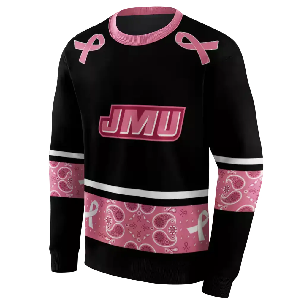 james madison dukes awareness ribbon black pink hoodie new arrival james madison dukes awareness ribbon black pink hoodie new arrival