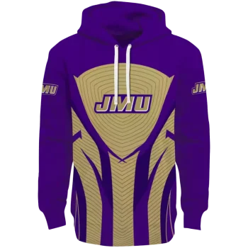 james madison dukes concentric lines purple black hoodie best selling