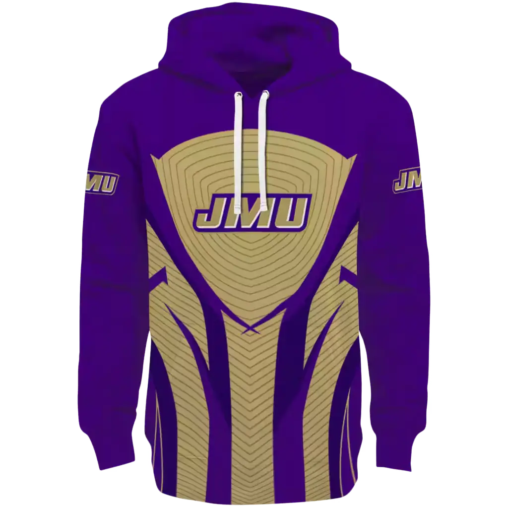 james madison dukes concentric lines purple black hoodie best selling james madison dukes concentric lines purple black hoodie best selling