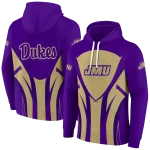 james madison dukes concentric lines purple black hoodie best selling