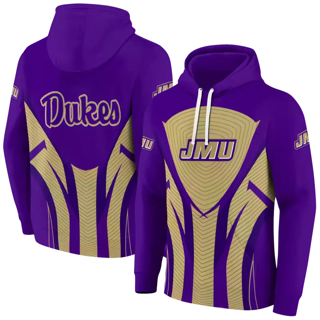 james madison dukes concentric lines purple black hoodie fashion forward james madison dukes concentric lines purple black hoodie fashion forward