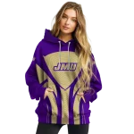 james madison dukes concentric lines purple black hoodie best selling