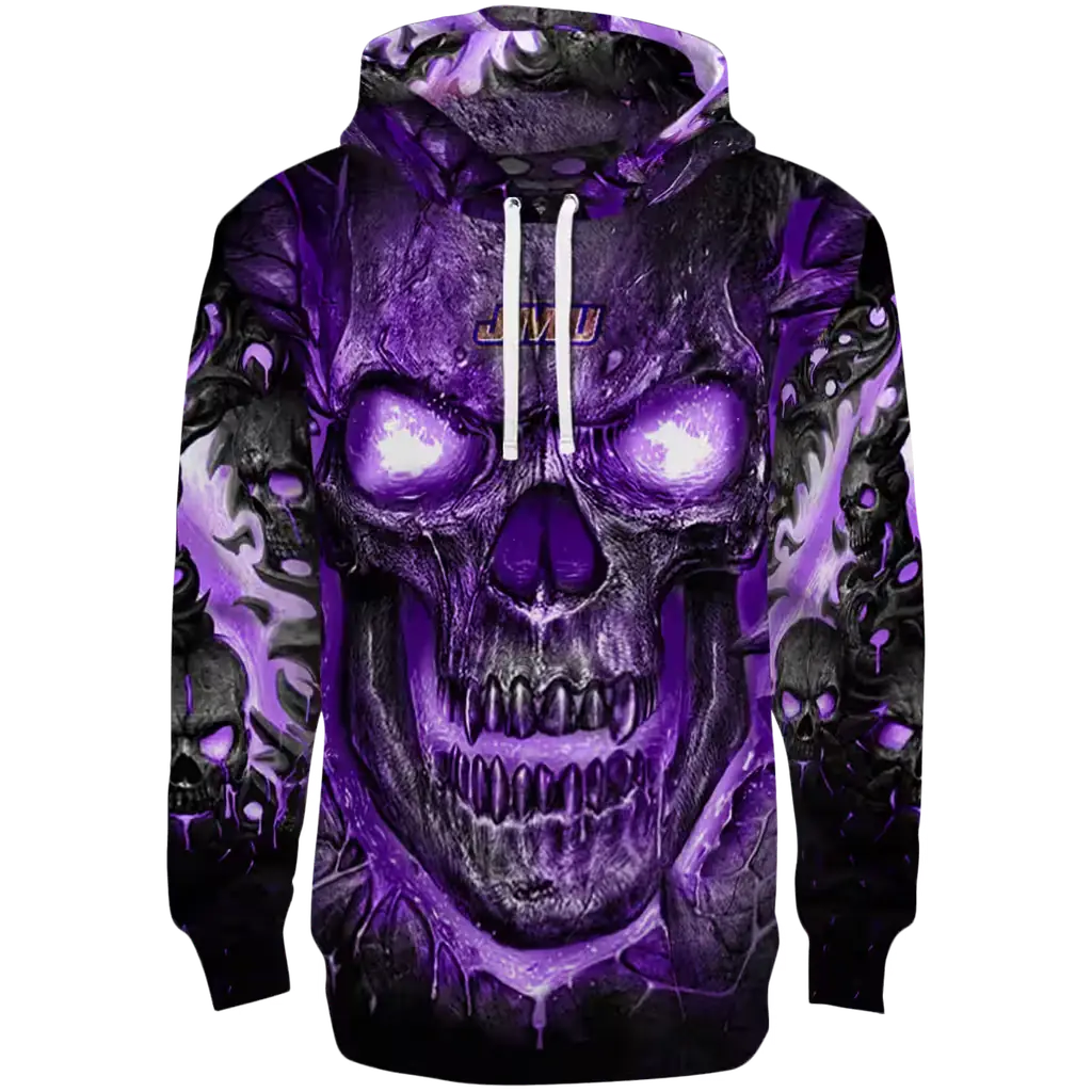 james madison dukes demonic skull purple black hoodie best selling james madison dukes demonic skull purple black hoodie best selling