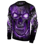 james madison dukes demonic skull purple black hoodie best selling