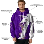 james madison dukes dynamic slash purple white hoodie best selling
