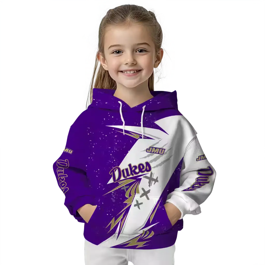 james madison dukes dynamic slash purple white hoodie top rated james madison dukes dynamic slash purple white hoodie top rated