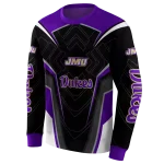 james madison dukes futuristic pattern purple black hoodie best selling