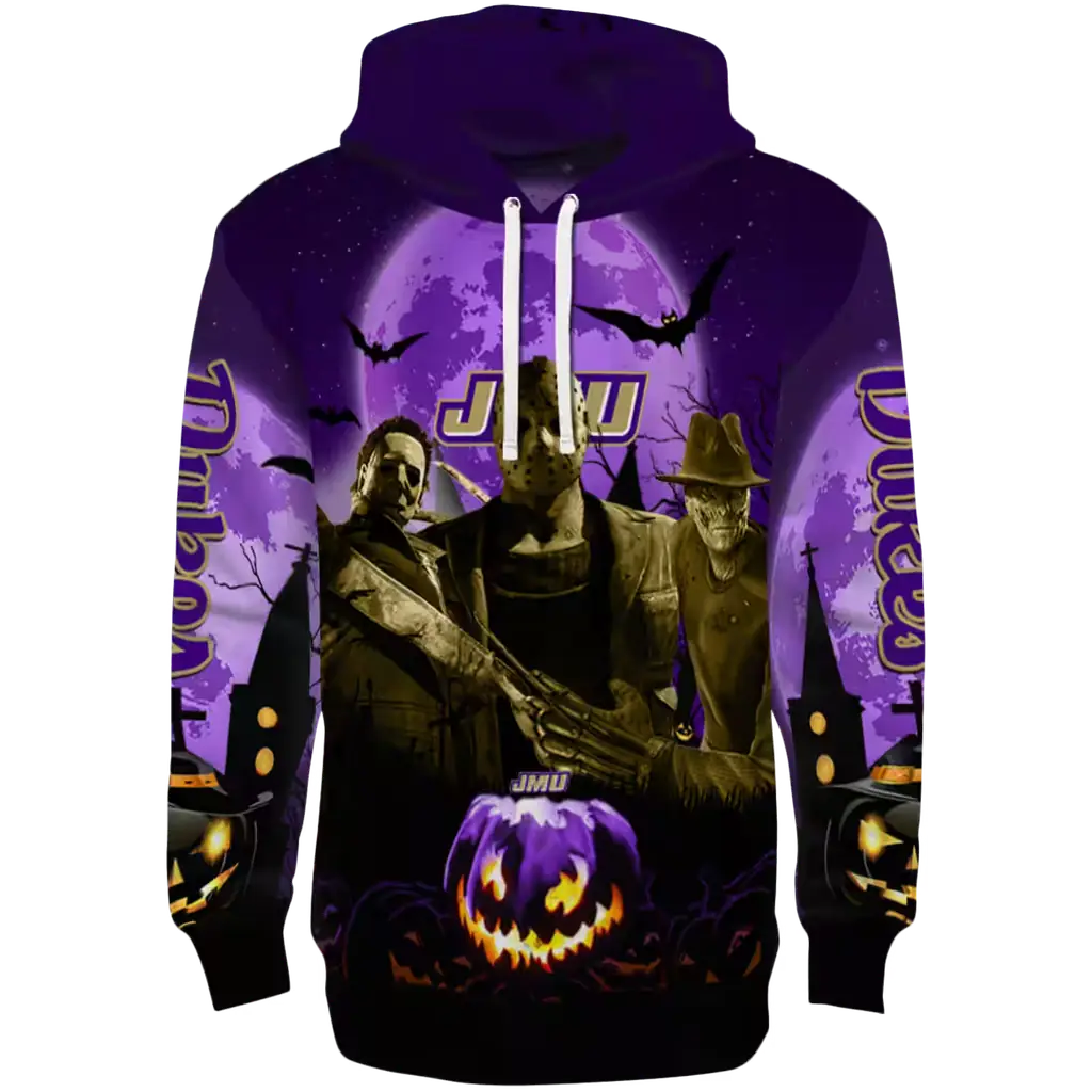 james madison dukes halloween vibes purple black hoodie best selling james madison dukes halloween vibes purple black hoodie best selling