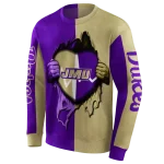 james madison dukes heartbeat graphic purple hoodie best selling