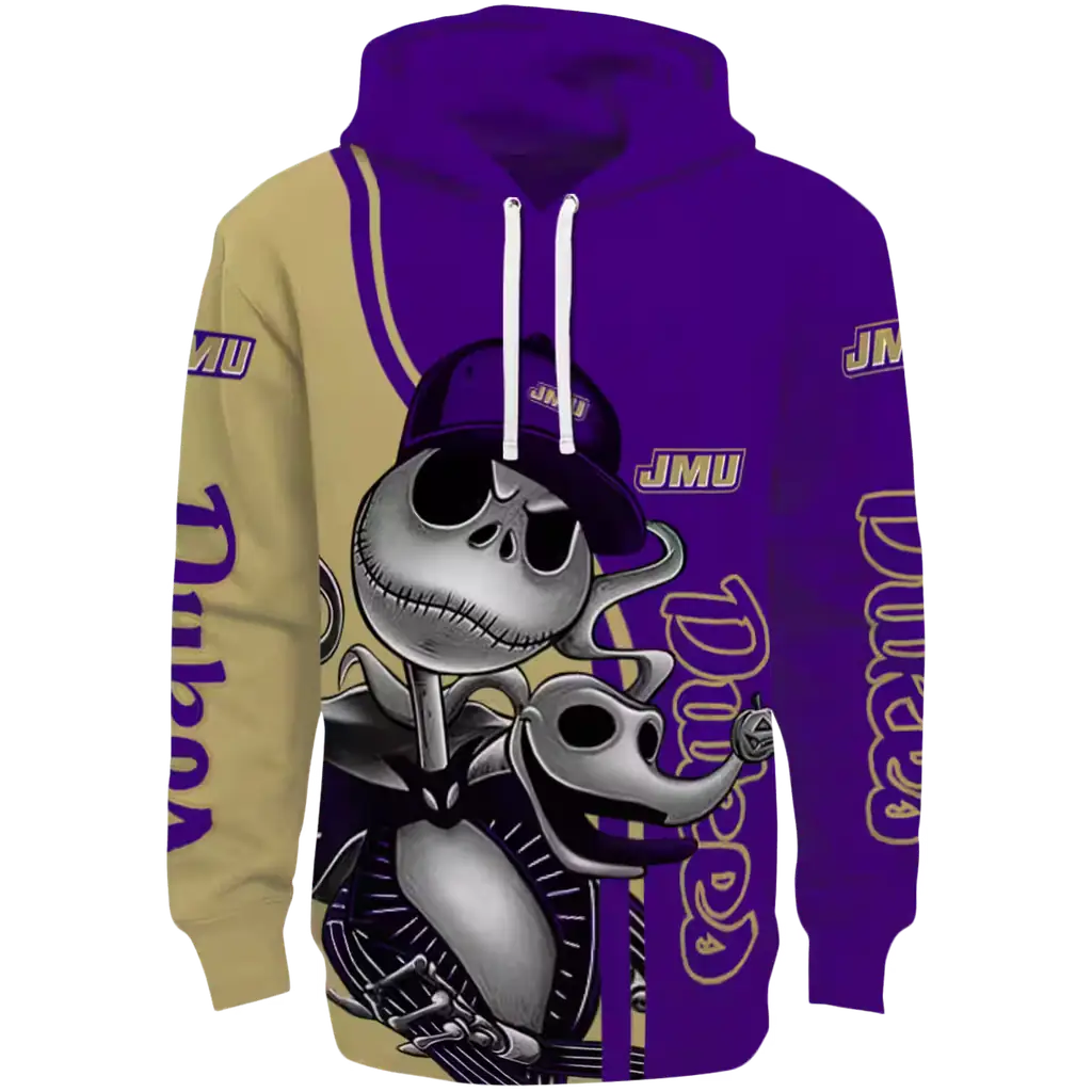 james madison dukes jack skellington purple hoodie best selling james madison dukes jack skellington purple hoodie best selling