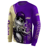 james madison dukes jack skellington purple hoodie best selling