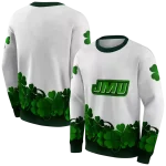 james madison dukes lucky motif white green hoodie best selling