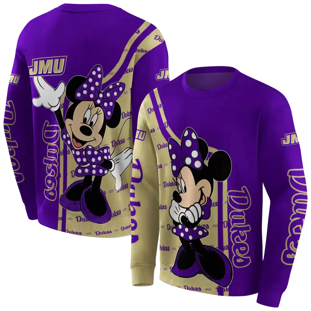 james madison dukes minnie mouse purple hoodie premium grade james madison dukes minnie mouse purple hoodie premium grade