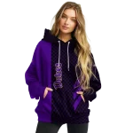 james madison dukes monogram pattern purple hoodie best selling