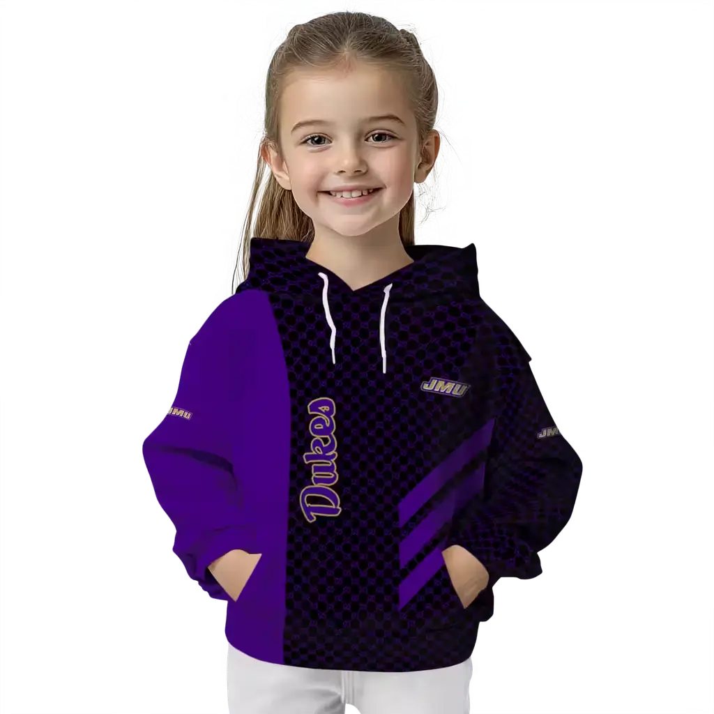 james madison dukes monogram pattern purple hoodie top rated james madison dukes monogram pattern purple hoodie top rated