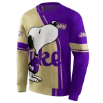 james madison dukes playful snoopy purple hoodie best selling