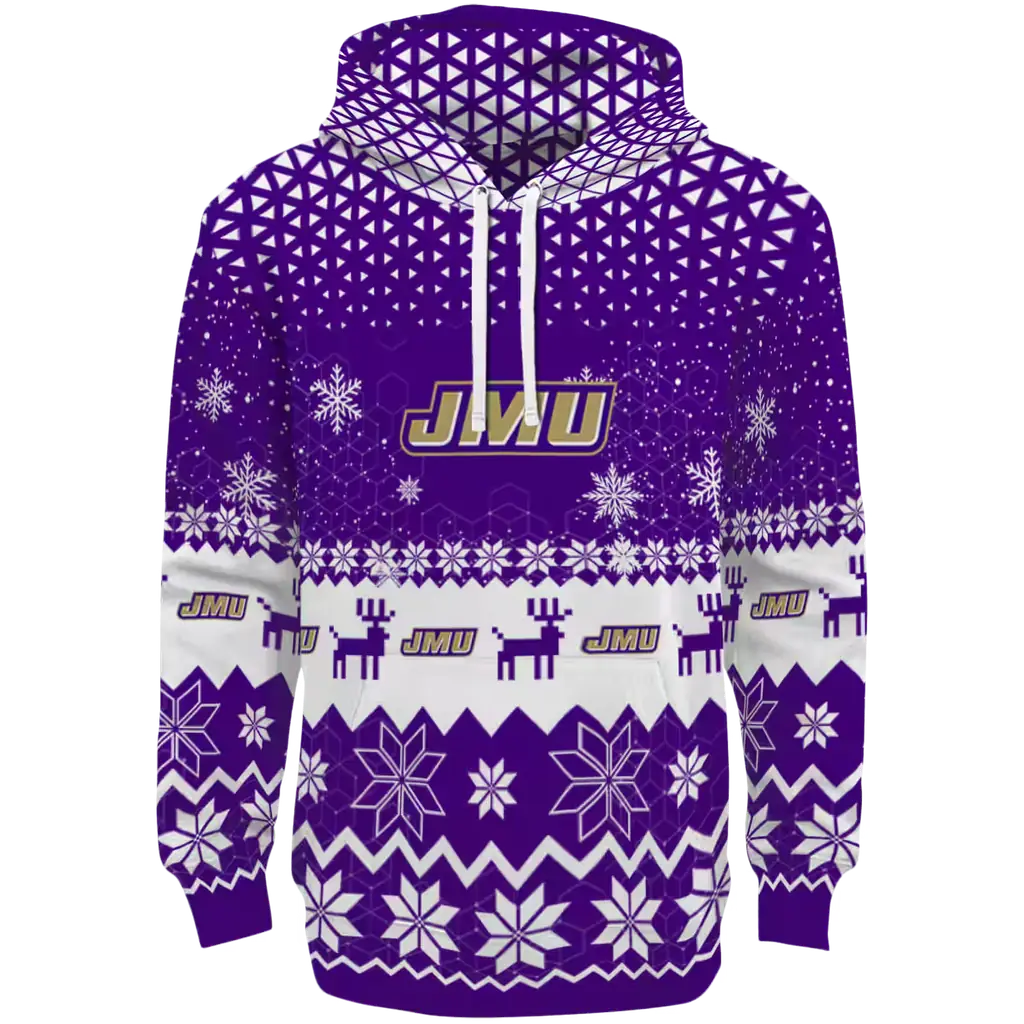 james madison dukes reindeer motif purple hoodie best selling james madison dukes reindeer motif purple hoodie best selling