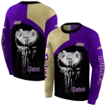 james madison dukes skull punisher gold black hoodie best selling