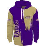 james madison dukes splatter effect purple hoodie best selling