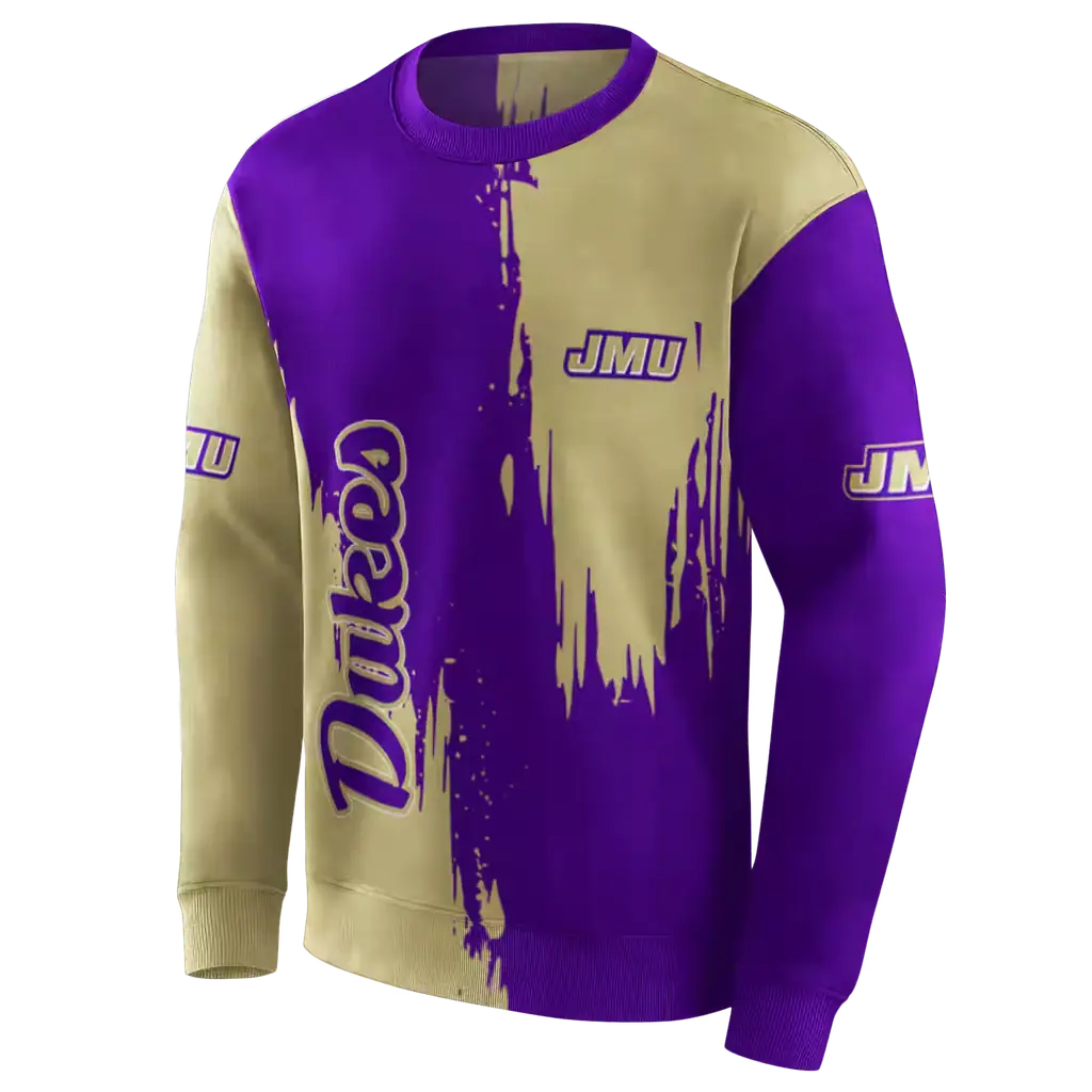 james madison dukes splatter effect purple hoodie new arrival james madison dukes splatter effect purple hoodie new arrival