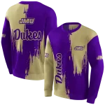 james madison dukes splatter effect purple hoodie best selling