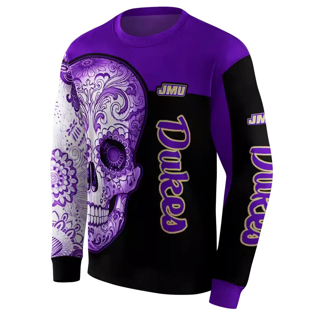 james madison dukes sugar skull purple black hoodie new arrival james madison dukes sugar skull purple black hoodie new arrival