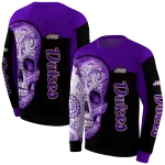 james madison dukes sugar skull purple black hoodie best selling