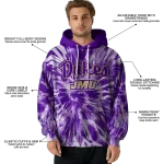 james madison dukes tie dye pattern purple hoodie best selling