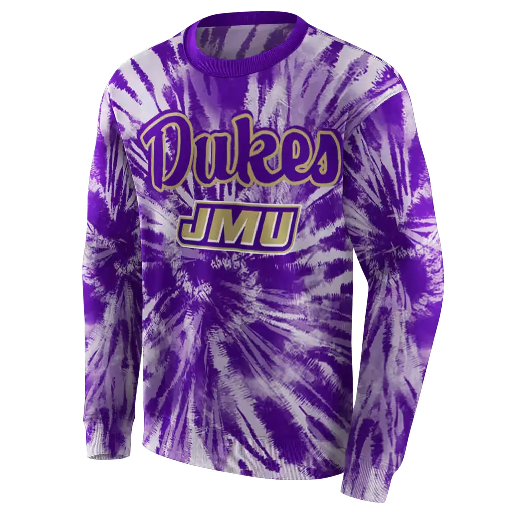 james madison dukes tie dye pattern purple hoodie new arrival james madison dukes tie dye pattern purple hoodie new arrival