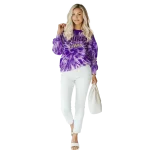 james madison dukes tie dye pattern purple hoodie best selling