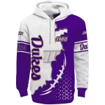 james madison dukes triangular pattern purple white hoodie best selling