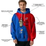 kansas jayhawks achmed skull blue hoodie best selling