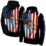 kansas jayhawks american pride black hoodie best selling